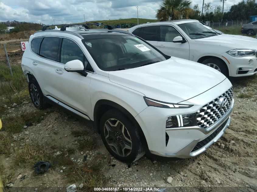 2021 HYUNDAI SANTA FE LIMITED VIN: 5NMS44AL2MH371440