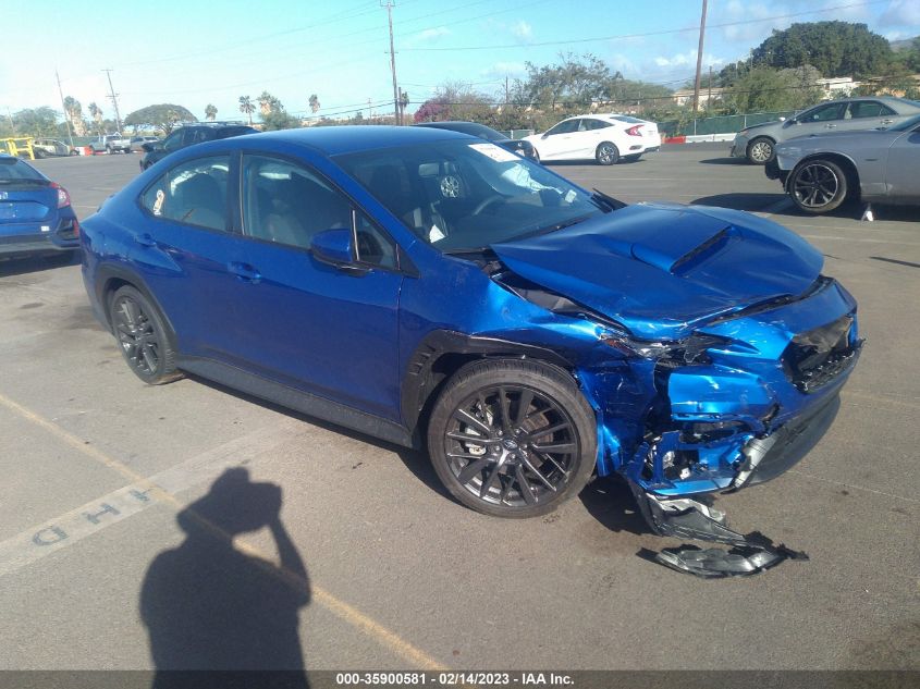 2022 SUBARU WRX PREMIUM VIN: JF1VBAF6XN9017446