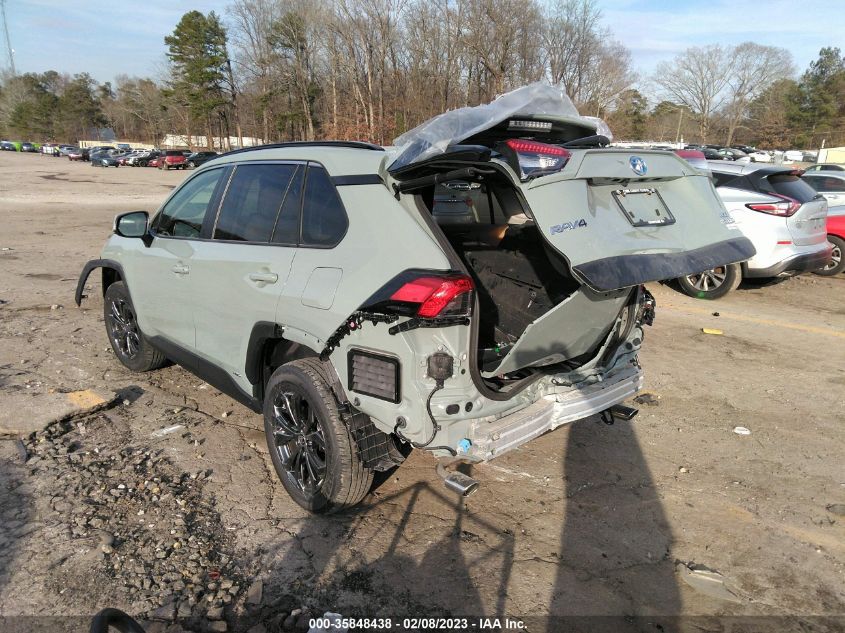 2022 TOYOTA RAV4 HYBRID XLE PREMIUM VIN: JTMB6RFV9ND065931