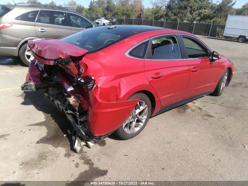2020 HYUNDAI SONATA SEL VIN: 5NPEF4JA1LH016234