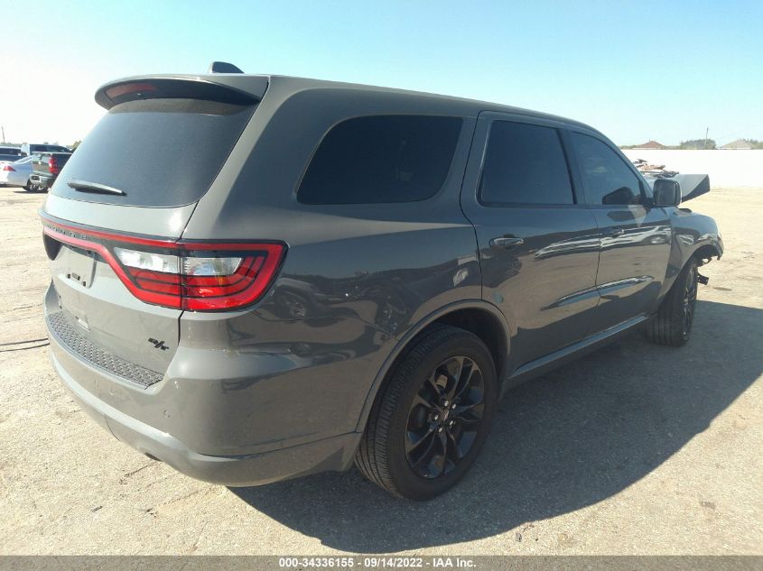 2021 DODGE DURANGO R/T VIN: 1C4SDHCT4MC758896