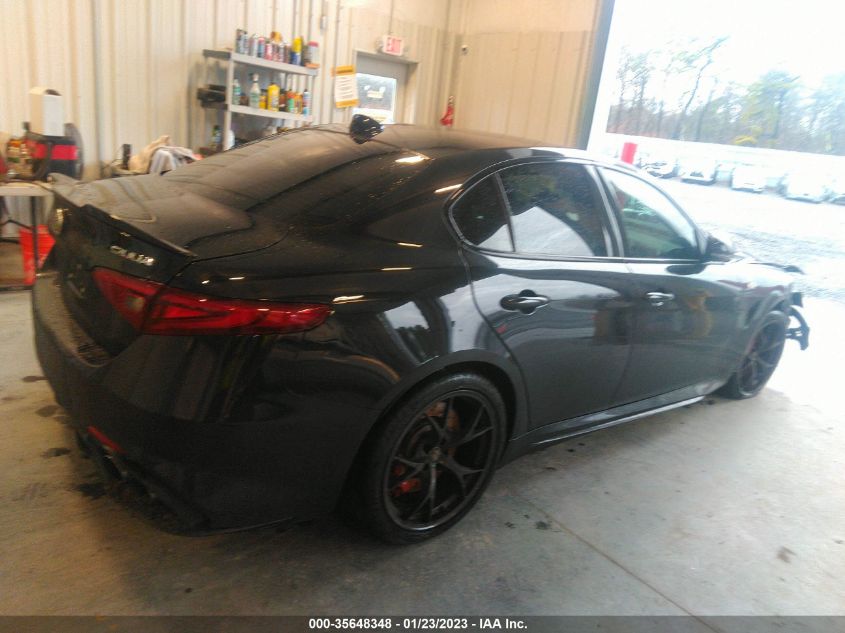 2022 ALFA ROMEO GIULIA QUADRIFOGLIO VIN: ZARFAMEV0N7655170