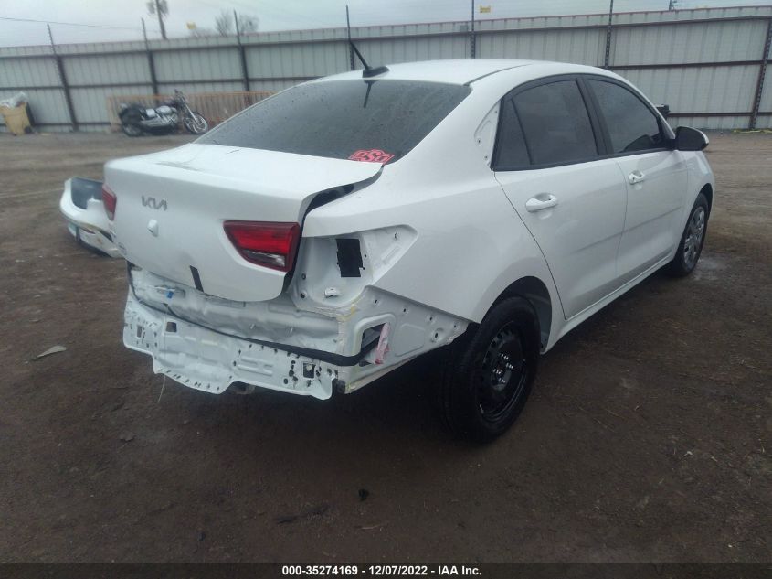 2022 KIA RIO LX VIN: 3KPA24AD9NE510546
