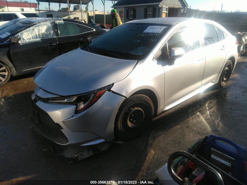 2022 TOYOTA COROLLA LE VIN: JTDEPMAE3N3007503