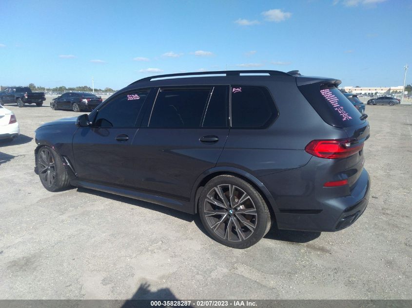 2022 BMW X7 M50I VIN: 5UXCX6C00N9L97489