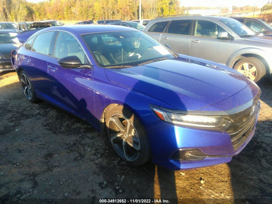 2022 HONDA ACCORD SEDAN SPORT VIN: 1HGCV1F36NA038938