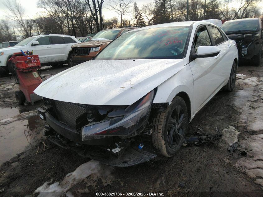 2022 HYUNDAI ELANTRA SEL VIN: 5NPLS4AG1NH064892