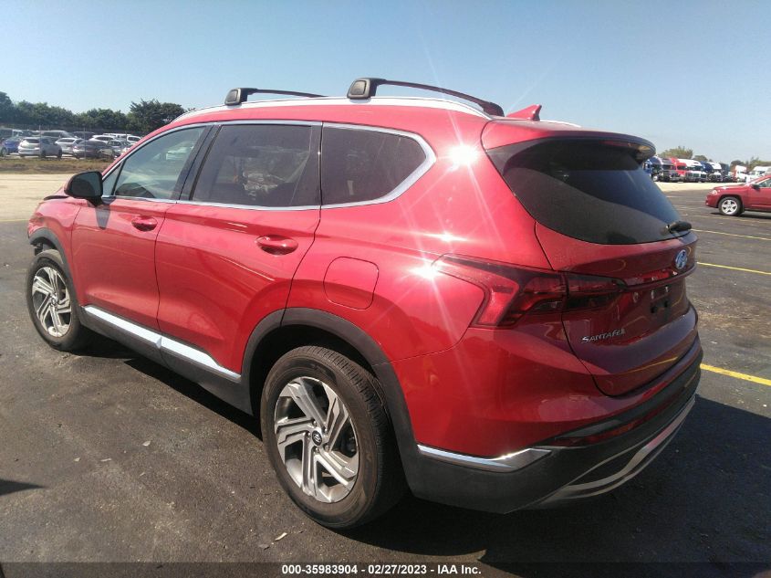 2022 HYUNDAI SANTA FE SEL VIN: 5NMS24AJ9NH373613