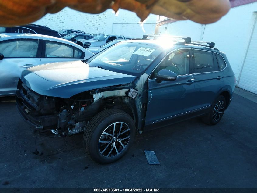 2021 VOLKSWAGEN TIGUAN SE/SE R-LINE BLACK/SEL VIN: 3VV2B7AX0MM094652