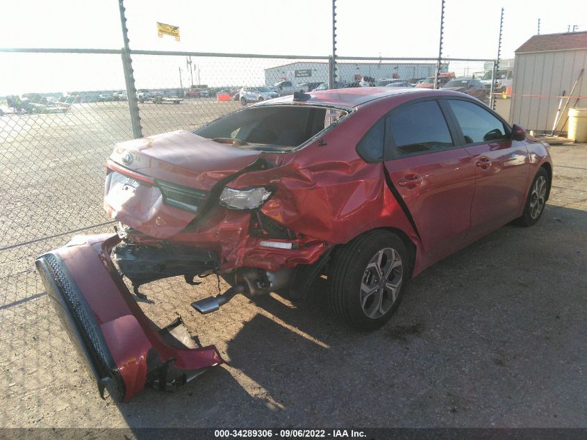 2021 KIA FORTE LXS VIN: 3KPF24AD3ME337823
