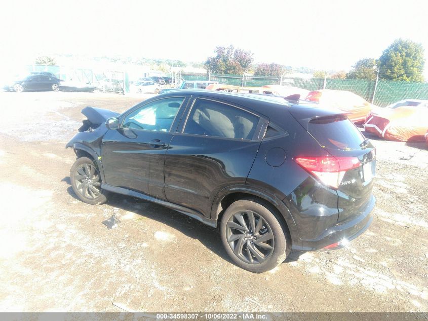 2022 HONDA HR-V SPORT VIN: 3CZRU6H17NM734449