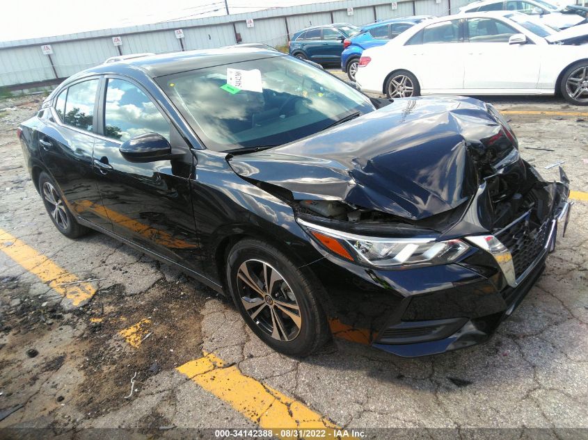 2021 NISSAN SENTRA SV VIN: 3N1AB8CV8MY238049
