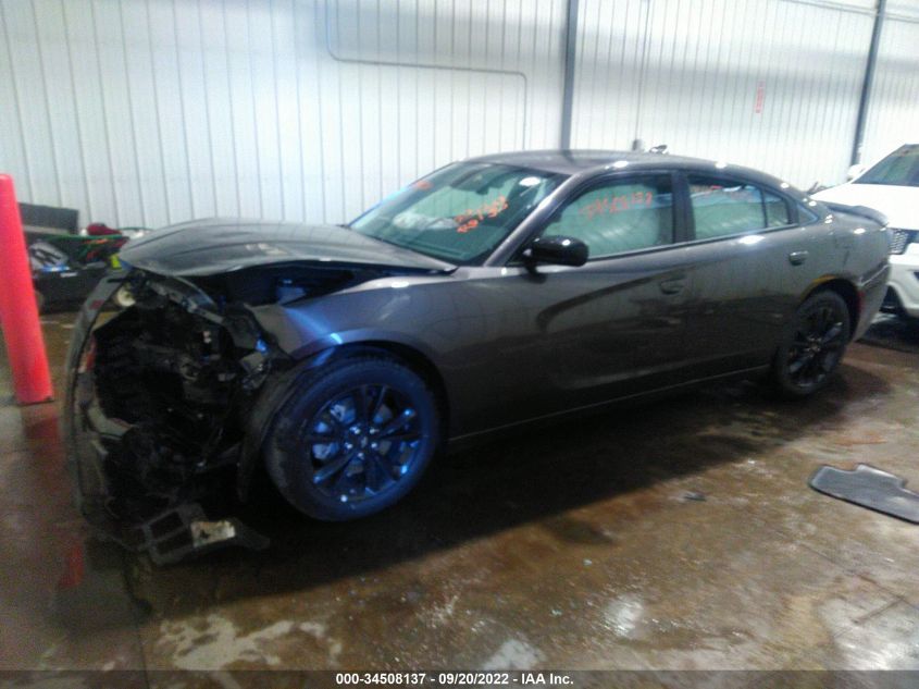 2022 DODGE CHARGER SXT VIN: 2C3CDXJG1NH167366