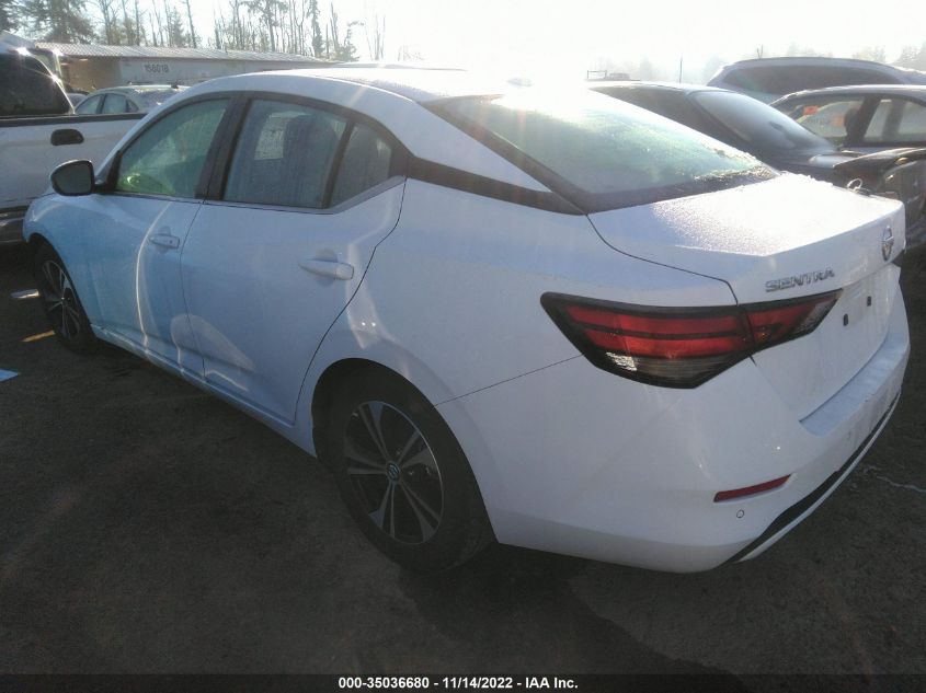 2021 NISSAN SENTRA SV VIN: 3N1AB8CV1MY285102