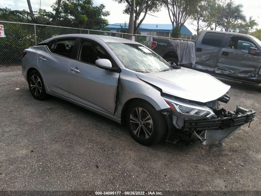 2021 NISSAN SENTRA SV VIN: 3N1AB8CV7MY246823