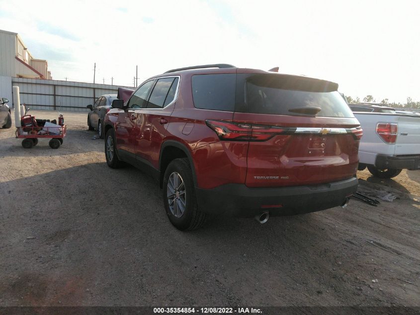 2023 CHEVROLET TRAVERSE LT CLOTH VIN: 1GNEVGKW2PJ136658