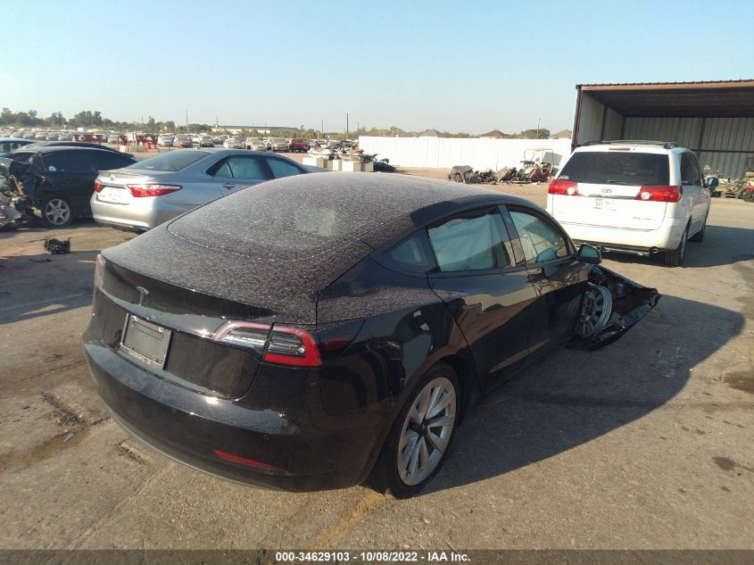 2022 TESLA MODEL 3 VIN: 5YJ3E1EA5NF210365