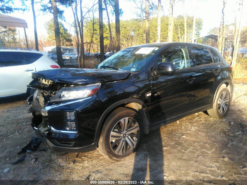 2022 MITSUBISHI OUTLANDER SPORT ES/LE/S/BE VIN: JA4APUAU8NU019026