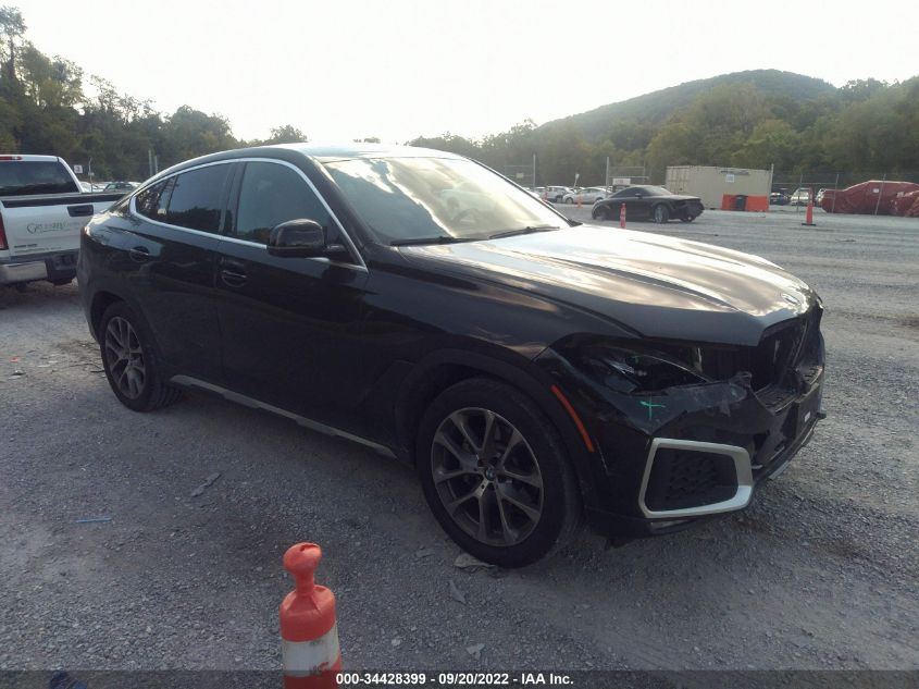 2021 BMW X6 XDRIVE40I VIN: 5UXCY6C0XM9E23210