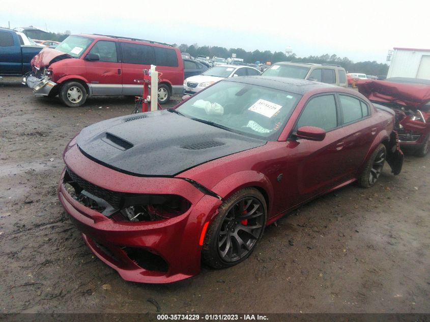2022 DODGE CHARGER SRT HELLCAT WIDEBODY VIN: 2C3CDXL99NH154993