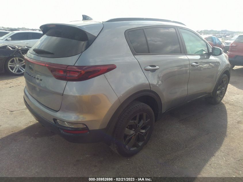 2022 KIA SPORTAGE NIGHTFALL VIN: KNDP63AC6N7008223