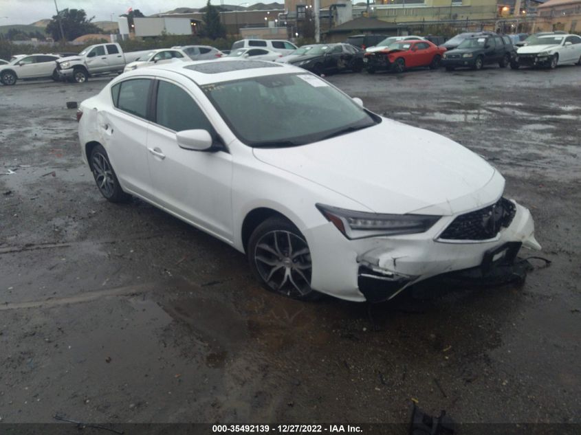 2022 ACURA ILX W/PREMIUM PACKAGE VIN: 19UDE2F71NA001874