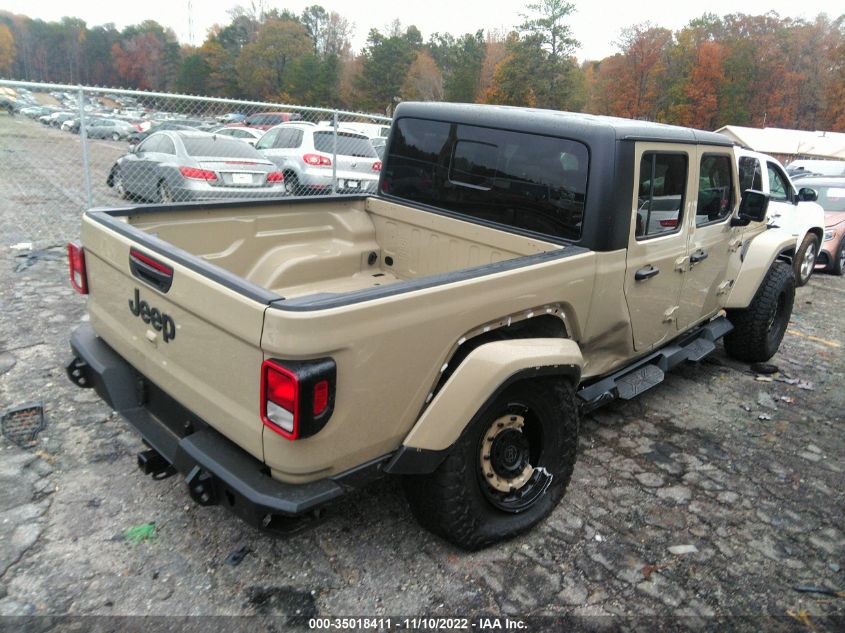 2022 JEEP GLADIATOR SPORT S VIN: 1C6HJTAG5NL155850