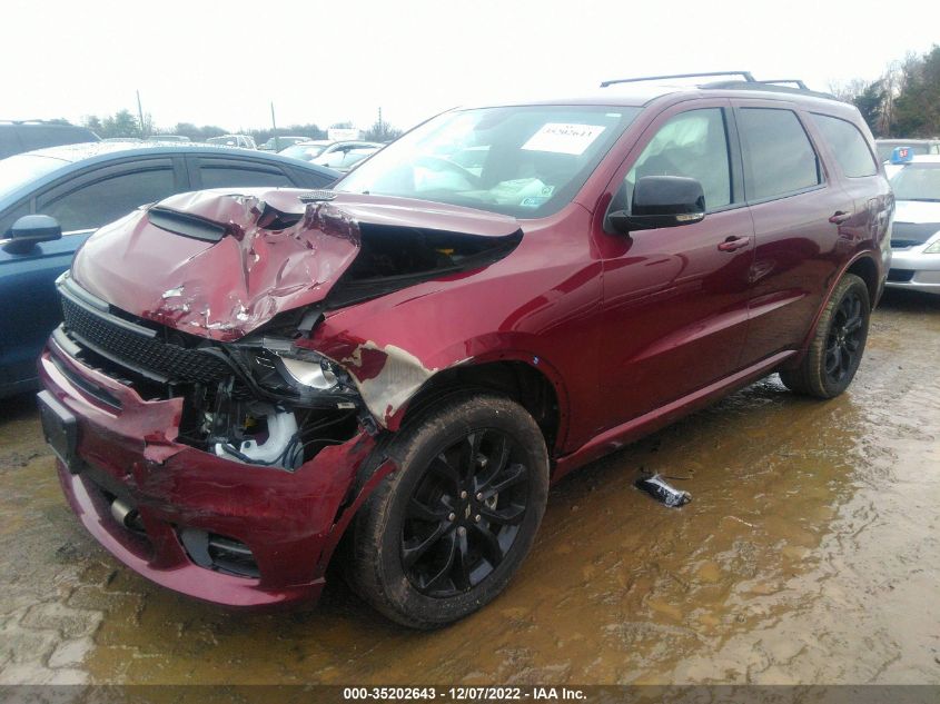2020 DODGE DURANGO GT PLUS VIN: 1C4RDJDG9LC324463
