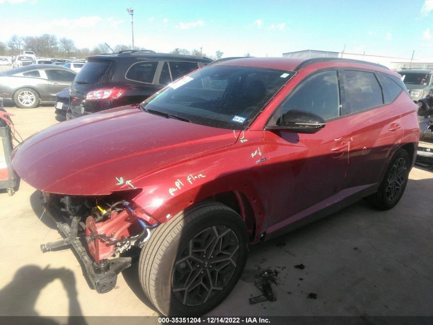 2022 HYUNDAI TUCSON N LINE VIN: KM8JF3AE1NU123025