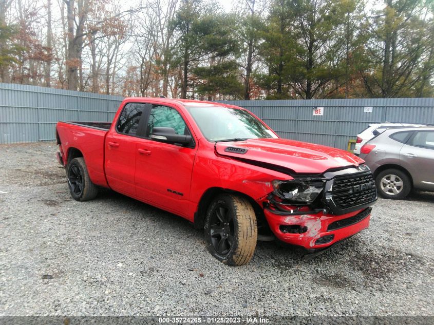 2022 RAM 1500 BIG HORN VIN: 1C6SRFBT9NN129946