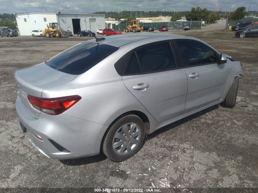 2021 KIA RIO S VIN: 3KPA24AD8ME406578