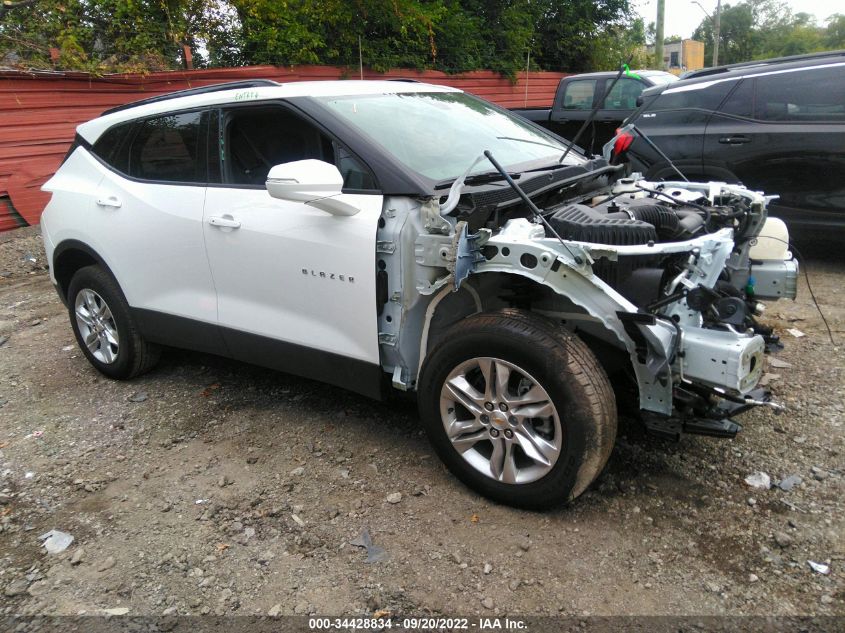 2022 CHEVROLET BLAZER LT VIN: 3GNKBHR44NS214987