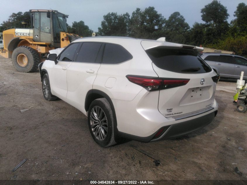 2020 TOYOTA HIGHLANDER PLATINUM VIN: 5TDFZRBH8LS047074