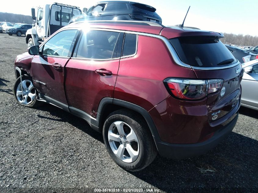 2021 JEEP COMPASS LATITUDE VIN: 3C4NJDBB8MT552072
