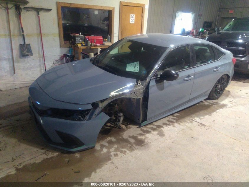 2022 HONDA CIVIC SEDAN SPORT VIN: 2HGFE2F56NH547093