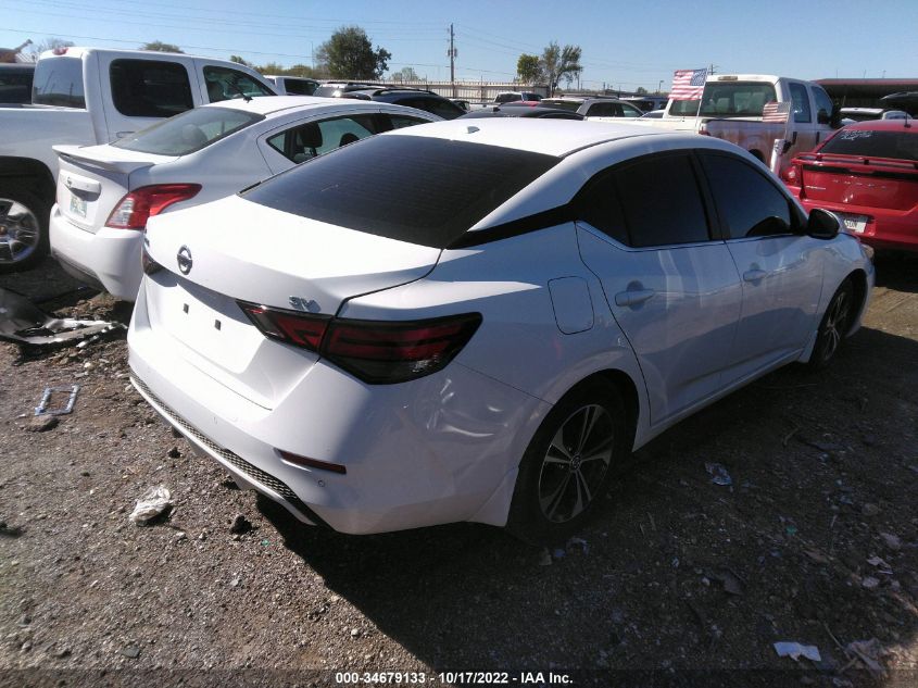 2022 NISSAN SENTRA SV VIN: 3N1AB8CVXNY269689