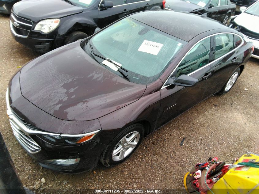 2021 CHEVROLET MALIBU LS VIN: 1G1ZB5ST5MF057991