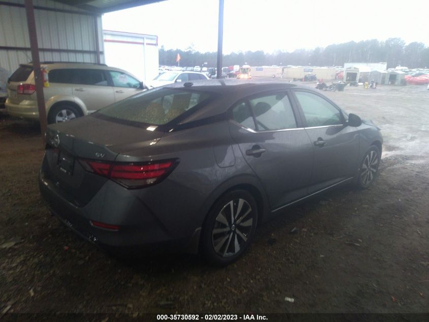 2022 NISSAN SENTRA SV VIN: 3N1AB8CV0NY254618