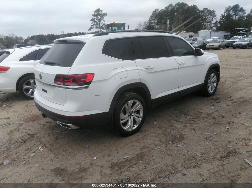 2021 VOLKSWAGEN ATLAS 3.6L V6 SE W/TECHNOLOGY VIN: 1V2JR2CA8MC539592