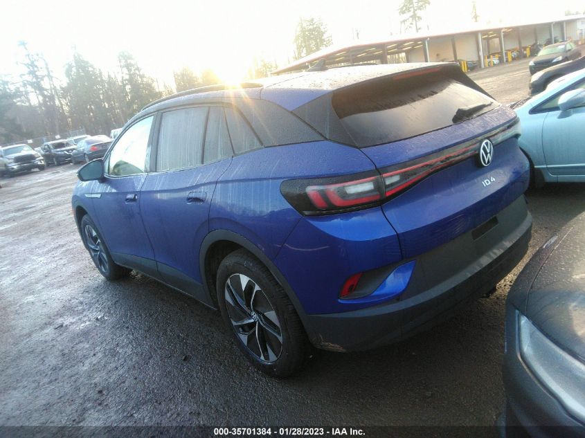 2022 VOLKSWAGEN ID.4 PRO S VIN: WVGGNPE21NP050810