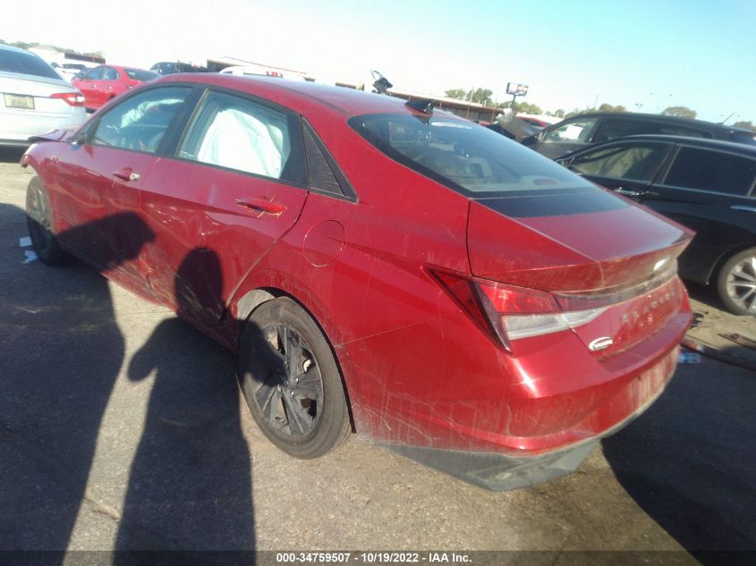 2021 HYUNDAI ELANTRA SEL VIN: KMHLM4AG4MU144357