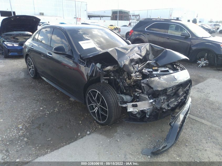 2022 MERCEDES-BENZ C-CLASS C 300 VIN: W1kaf4gb8nr030146