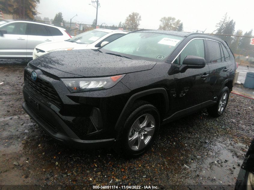 2022 TOYOTA RAV4 HYBRID LE VIN: 2T3LWRFV3NW138220