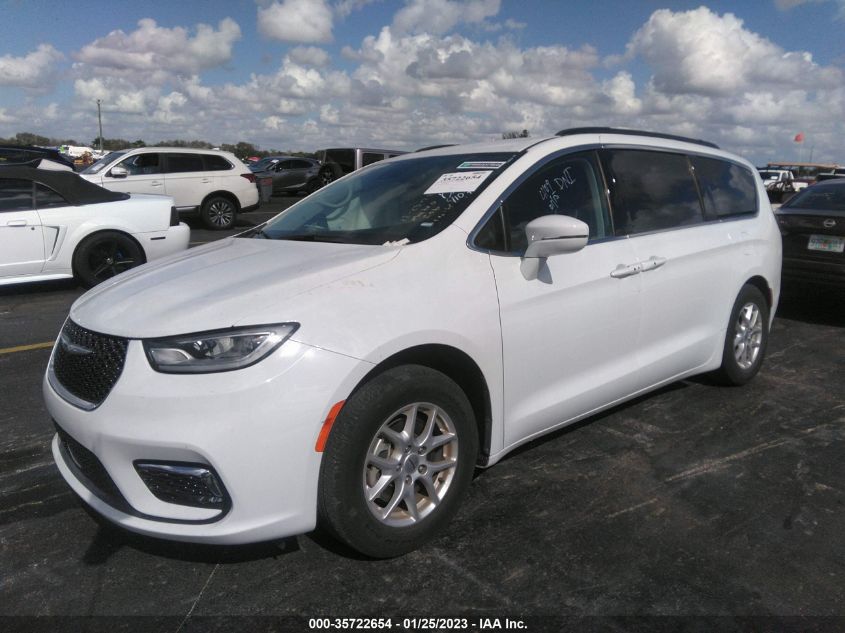2022 CHRYSLER PACIFICA TOURING L VIN: 2C4RC1BG2NR106624