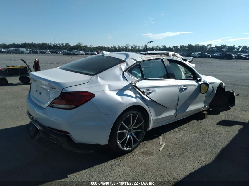 2020 GENESIS G70 3.3T VIN: KMTG74LE2LU053449