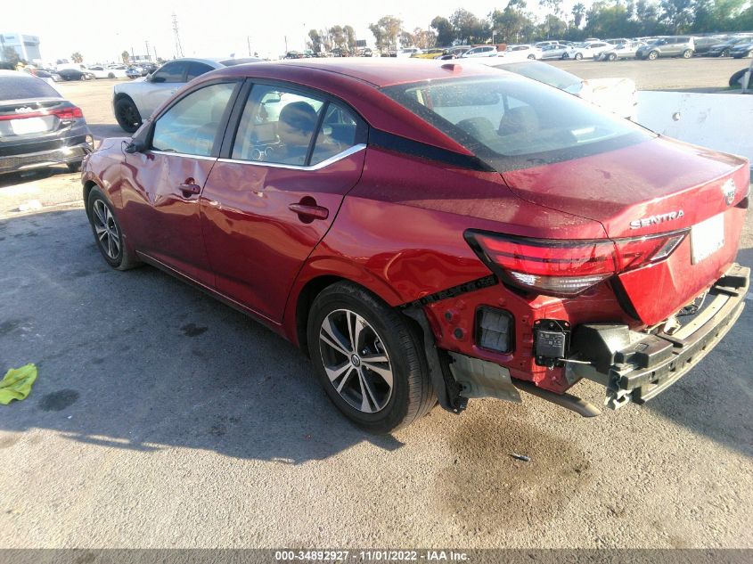 2021 NISSAN SENTRA SV VIN: 3N1AB8CV4MY242079