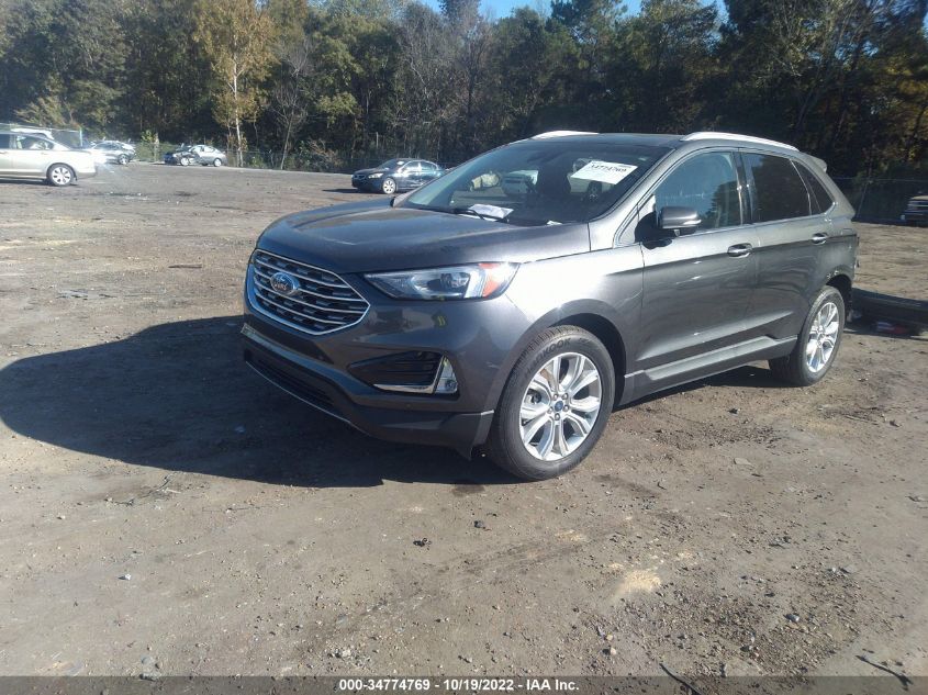 2020 FORD EDGE TITANIUM VIN: 2FMPK4K90LBA16337