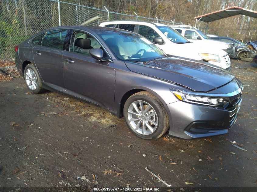 2022 HONDA ACCORD SEDAN LX VIN: 1HGCV1F12NA075807