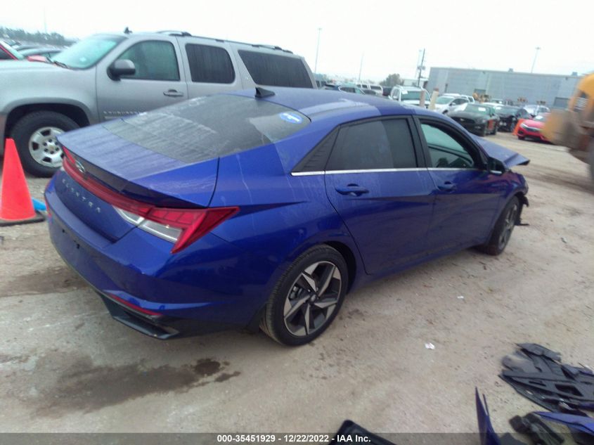 2022 HYUNDAI ELANTRA SEL VIN: KMHLN4AG6NU331906