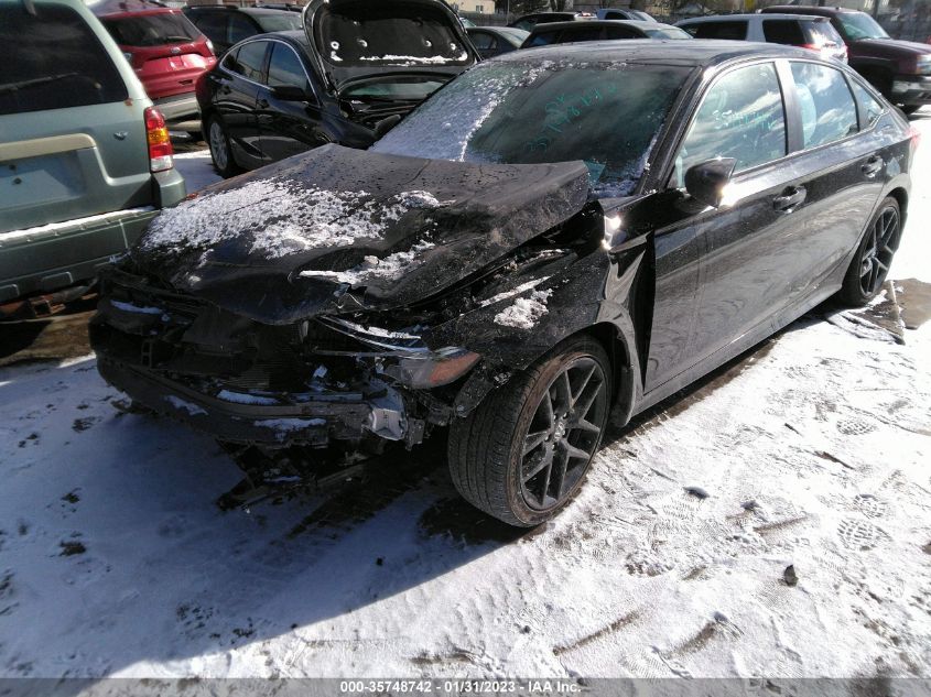 2022 HONDA CIVIC SEDAN SPORT VIN: 2HGFE2F58NH501457